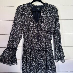 LuLu’s floral tiered dress